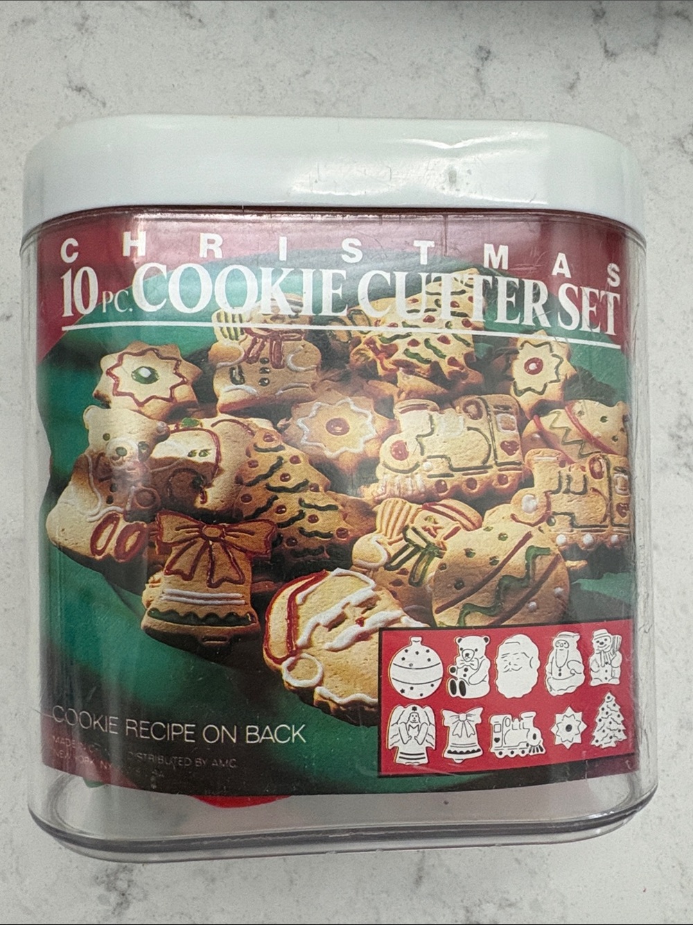 Vintage Christmas 10-Pc Cookie Cutter Set